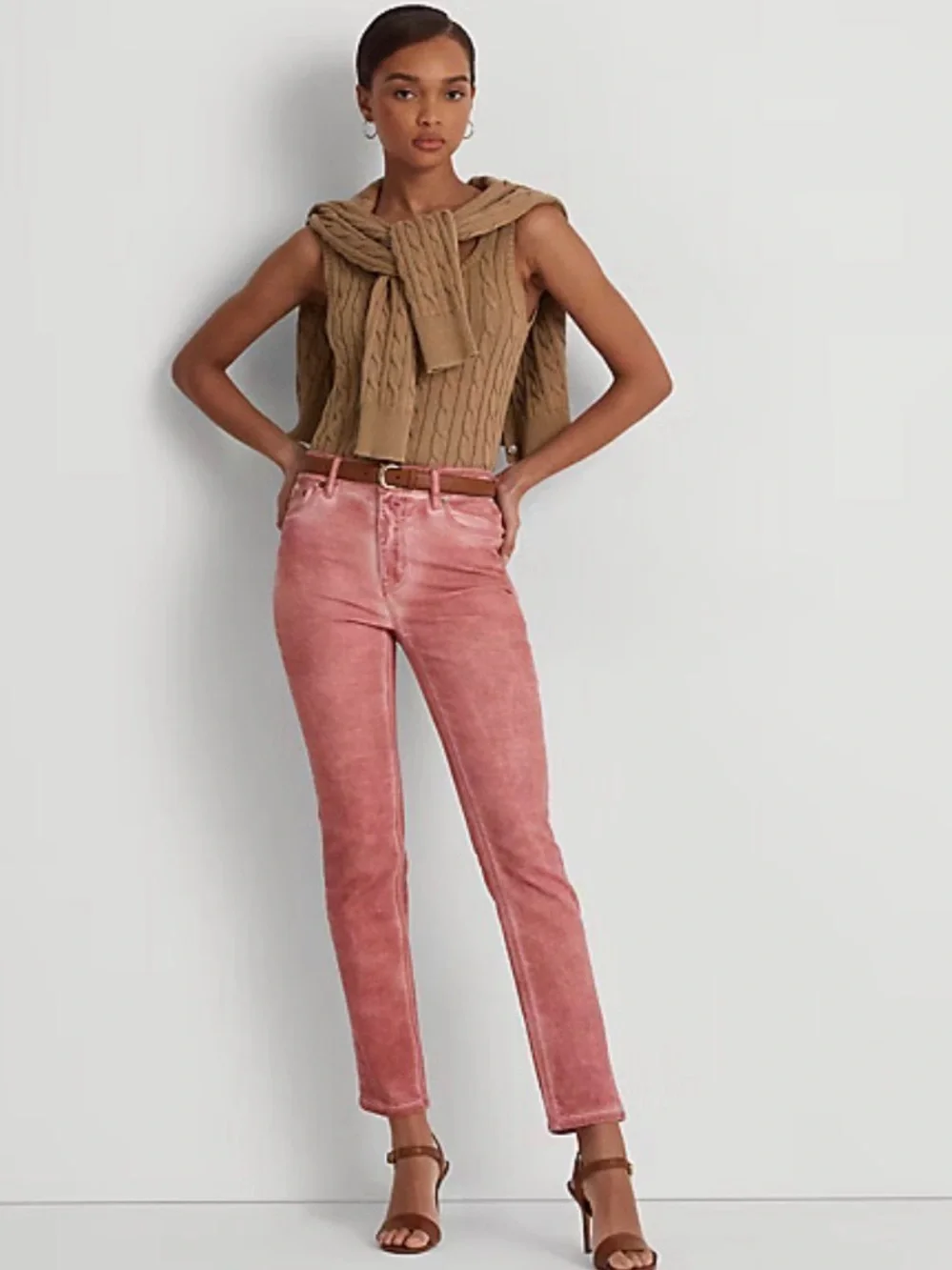 Ralph Lauren High-Rise Straight Ankle Jean Size 4